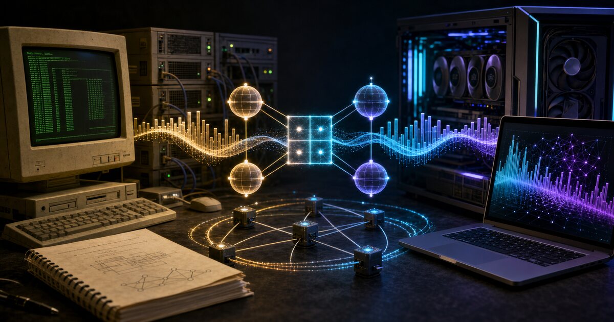 Cover image: running a quantum simulator on a cluster, 22 years later