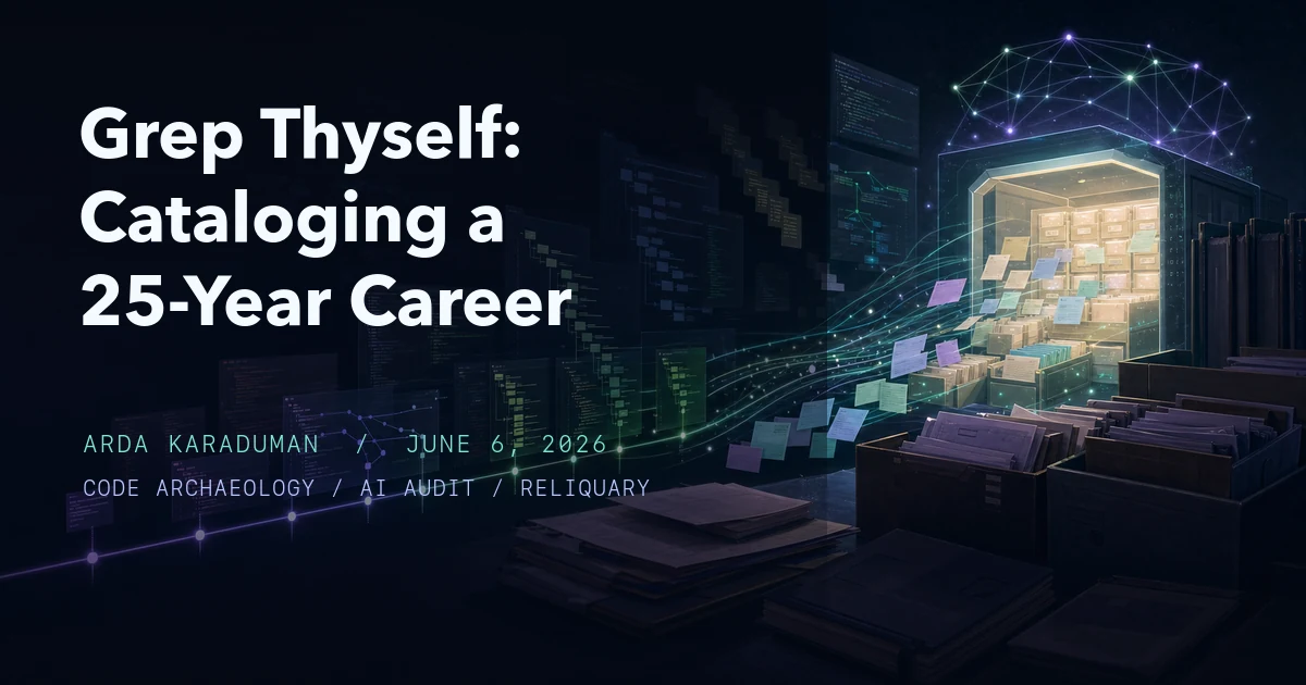 Cover image: Grep Thyself: Cataloging a 25-Year Career