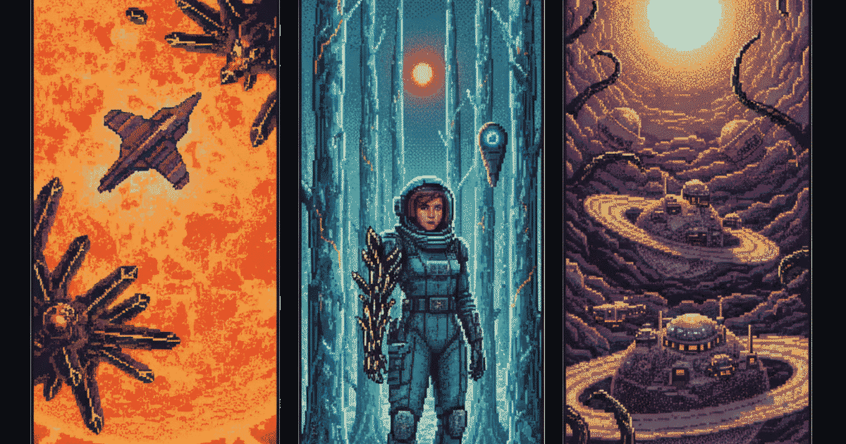 Cover image: The Heliobane trilogy, and the rest of gand.games