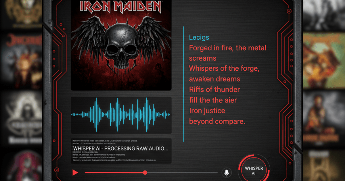 Cover image: Scraping Lyrics and Syncing Them with Whisper AI